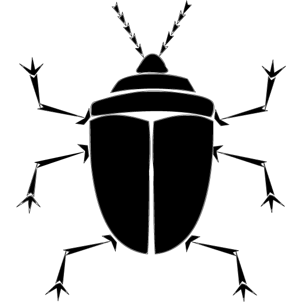 Vector Bug Silhouette