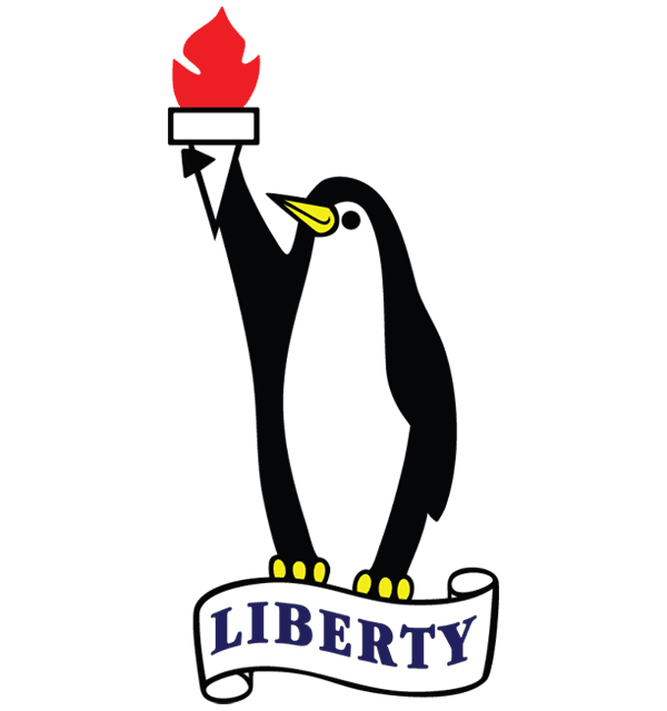 Liberty Penguin Vector Art