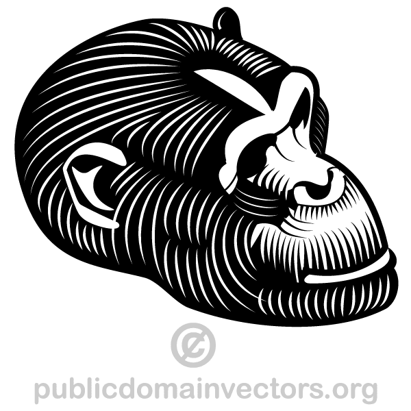 Gorilla Vector Clip Art