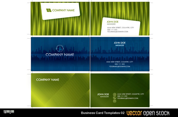 Vector Business Card Templates 02