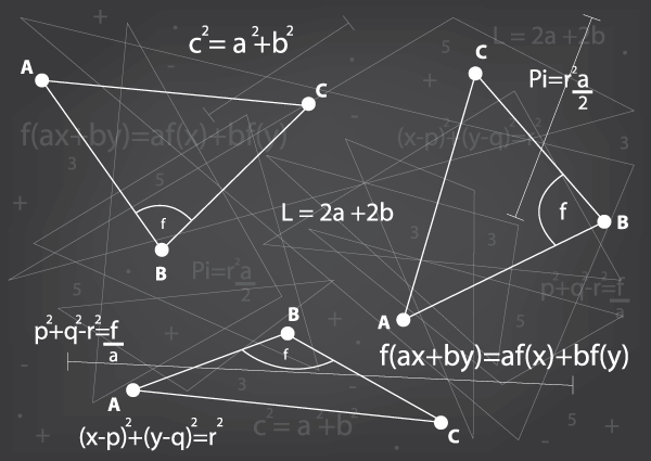 Free Mathematics Background Vector