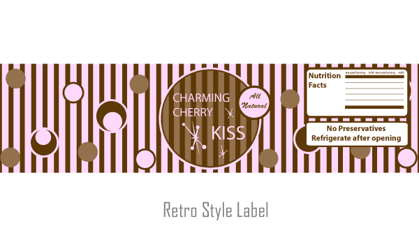 Vector Retro Style Label