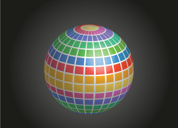 Mosaic Disco Ball Graphics