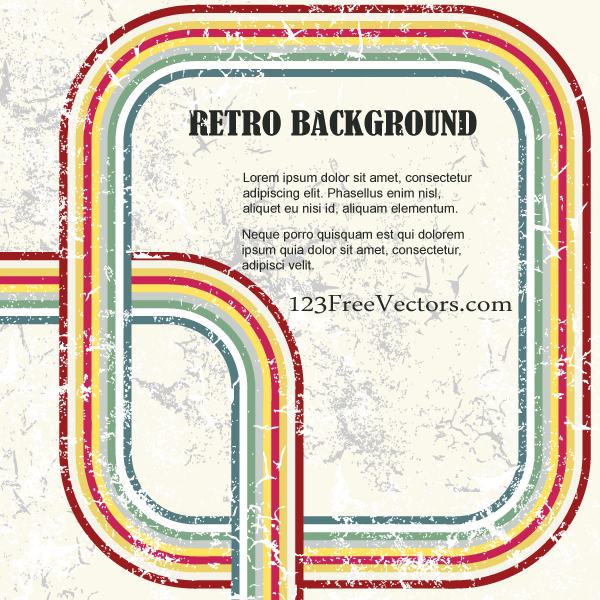 Retro Grunge Background Vector
