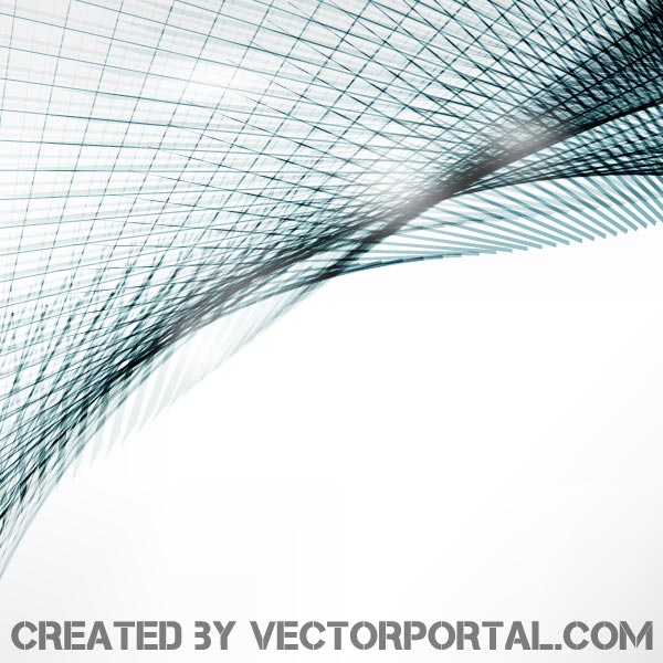 Abstract Curved Lines Background Design