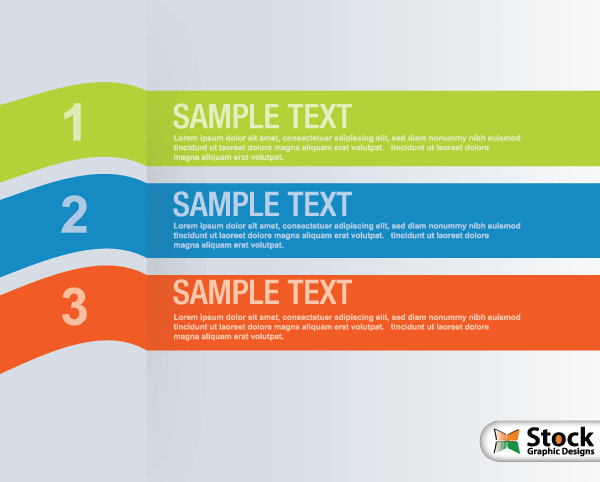 Number List Infographic Banner Vector