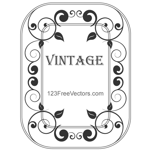 Decorative Vintage Frame Vector