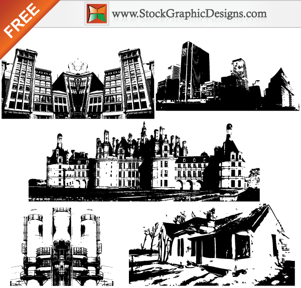 Buildings Free Vector Graphics