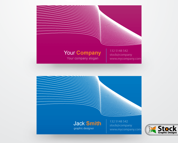 Corporate Business Card Vector