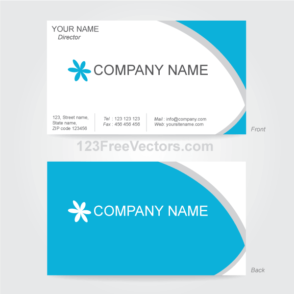 Vector Business Card Design Template
