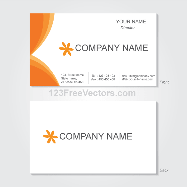 Vector Graphics Business Card Template