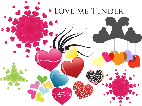 Love Me Tenderassortment Of Hearts