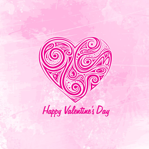 Hearts Valentines Day Background Image