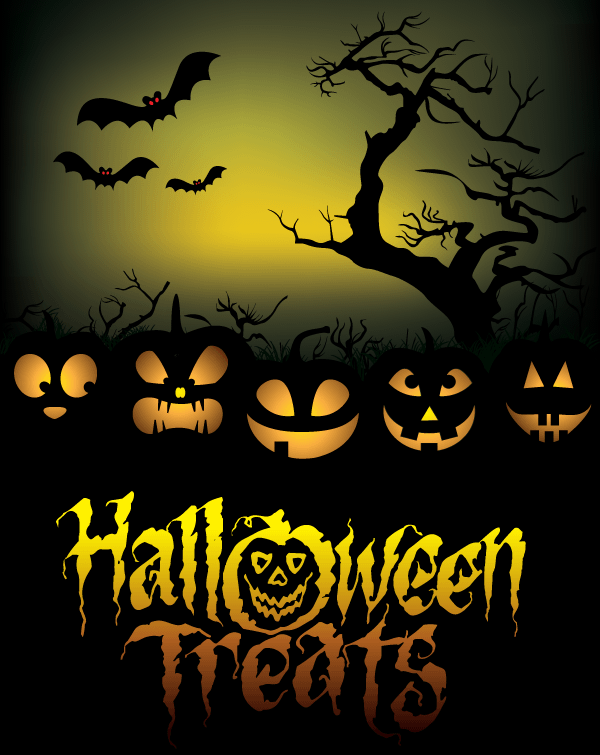 Halloween Treats Poster Vector Graphics Free Download