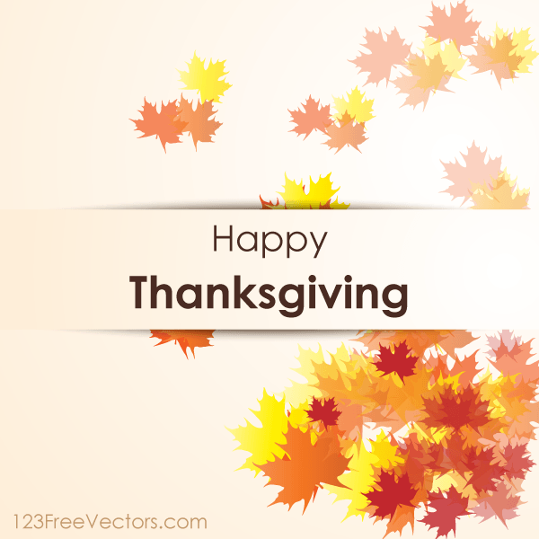Happy Thanksgiving Day Vector Background