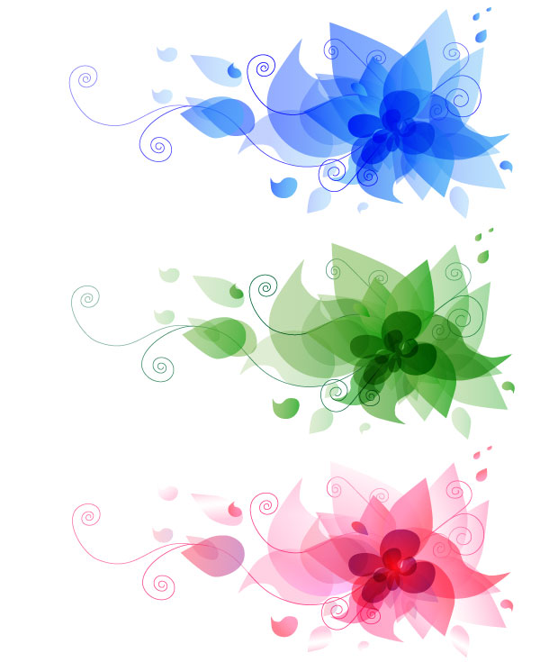 Free Abstract Flower Design Vector