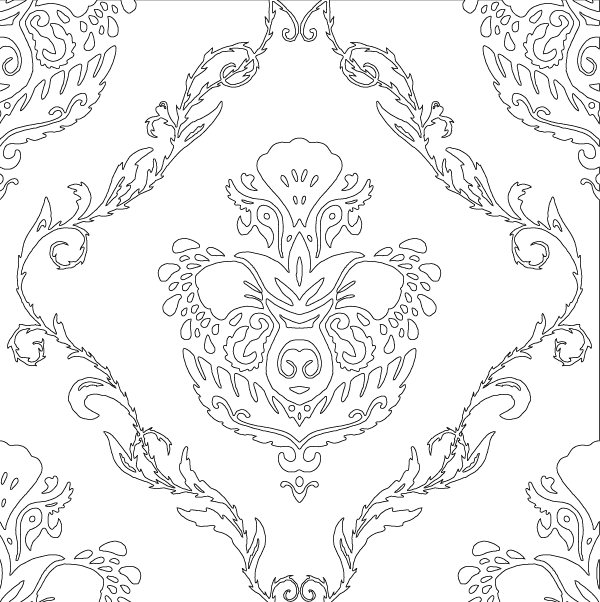 Download Vector Svg Floral Wallpaper Pattern | Download Free Vector Art | Free-Vectors