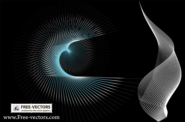 Flowing Curves Vector