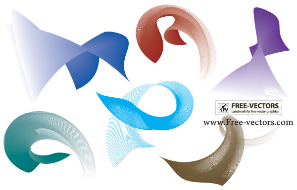 Flowing Curves Vector