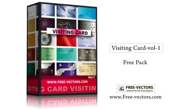 Visiting Card Free Vector Pack