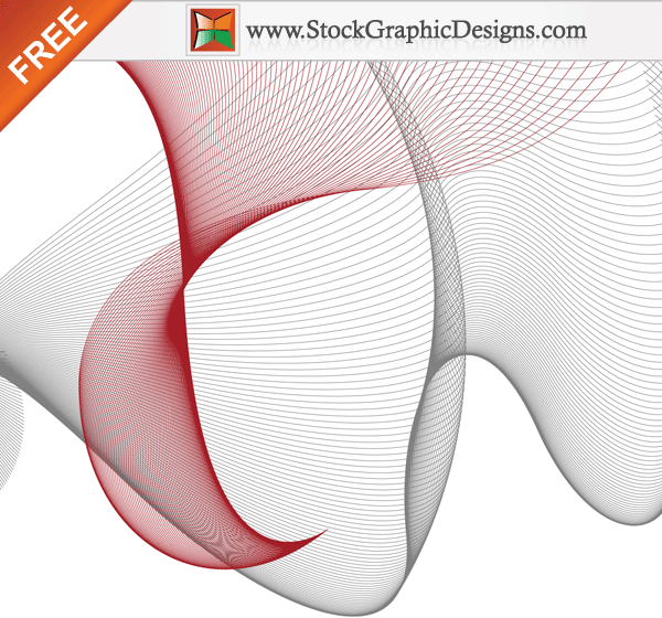 Flowing Curves Free Vector Designs