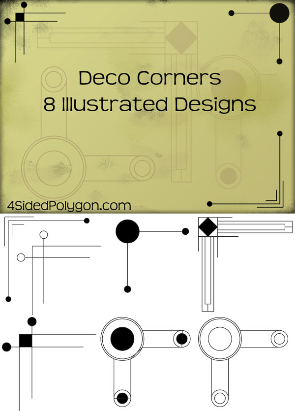 Free Deco Corners Vectors