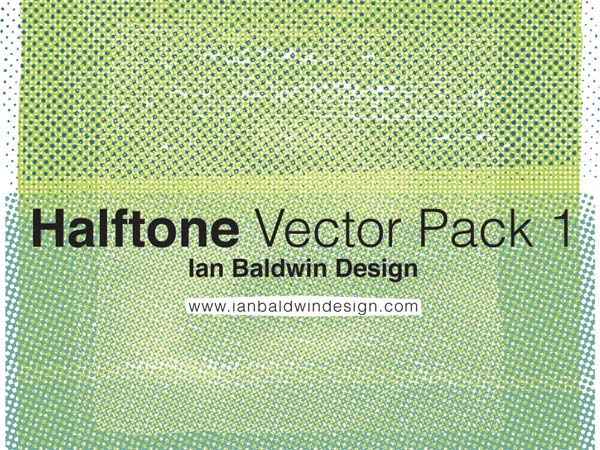 Vector Halftone Pattern Illustrator Pack