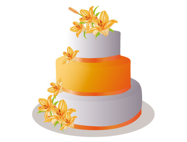 Vector Pastel Cake Image