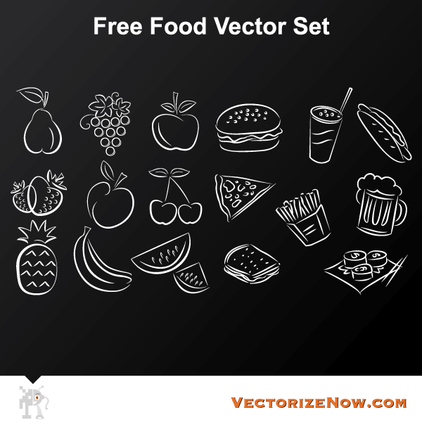 Free Food Vector Set