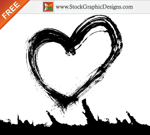 Free Vector Ink Brush Stroke and Grunge Edge Designs