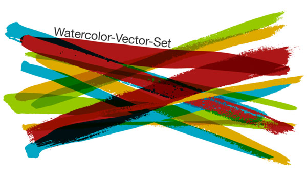 Watercolor Free Vector Set