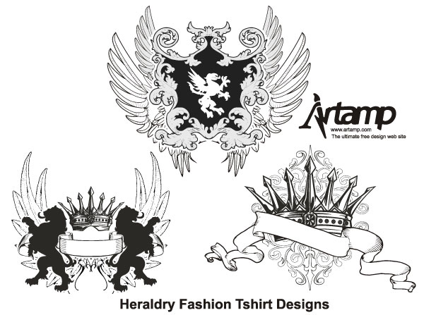 Heraldry Fashion Tshirt Design