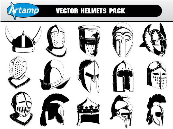 Free Vector Helmets Pack