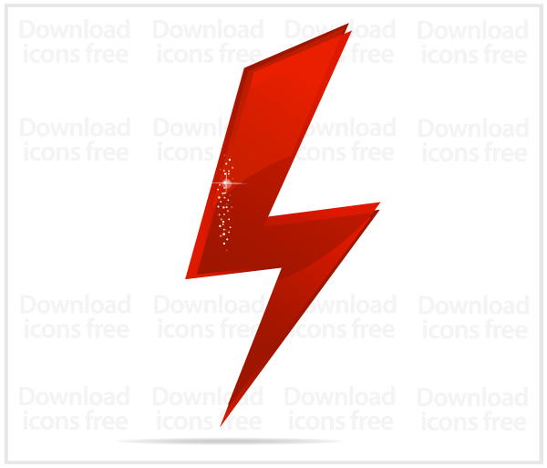 Free Red Power Icon Vector