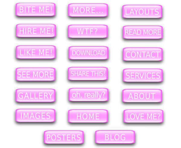Vector Pink Word Button