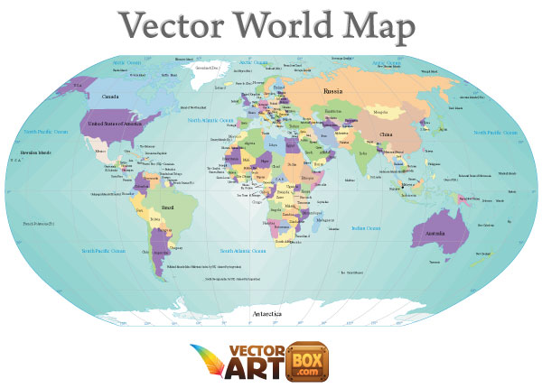 Free Vector World Map Ai