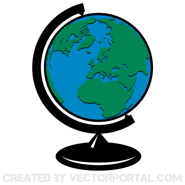 Vector Clip Art Earth Globe
