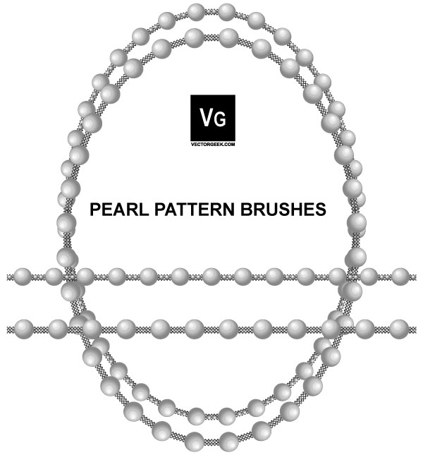 Pearl Pattern Illustrator Brushes