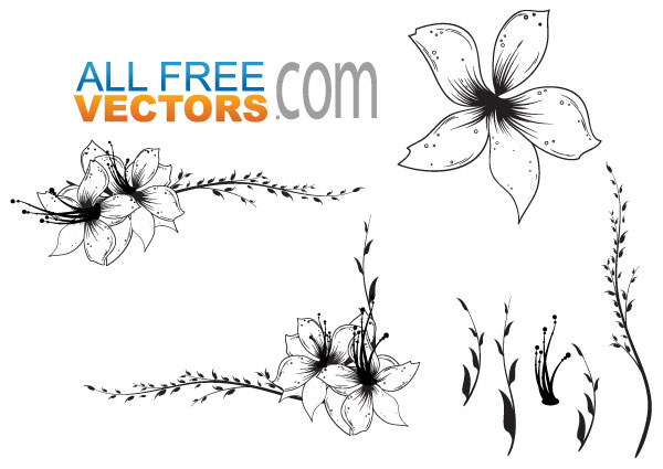 free vector clipart flowers - photo #7