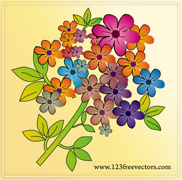 Free Flower Vectors