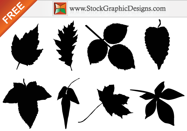 Leaf Silhouettes Free Clip Art Images