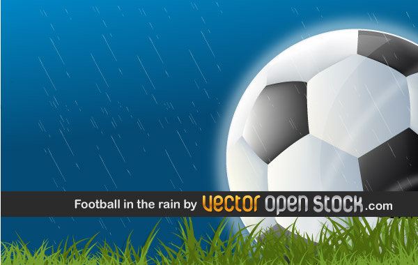 Football In The Rain
