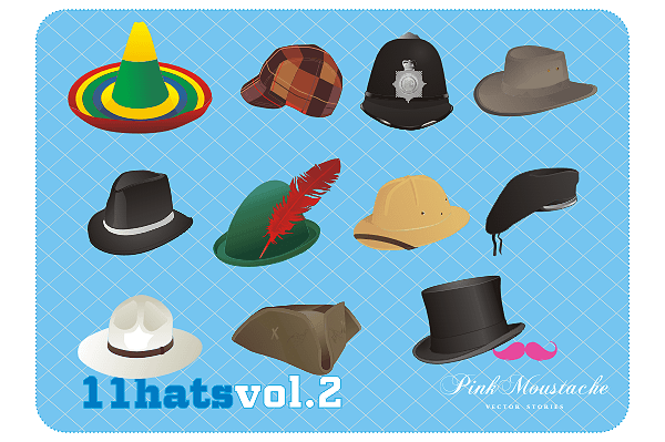 Hat Free Vector Pack