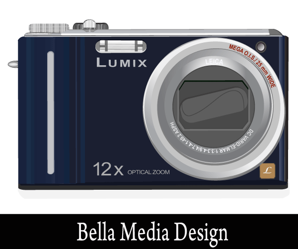 Lumix Camera Free Vector Image
