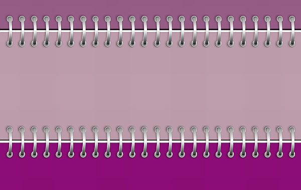 Free Vector Purple Notebook