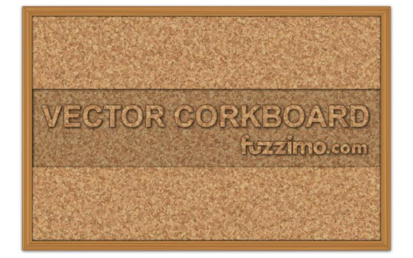 Vector Cork Board