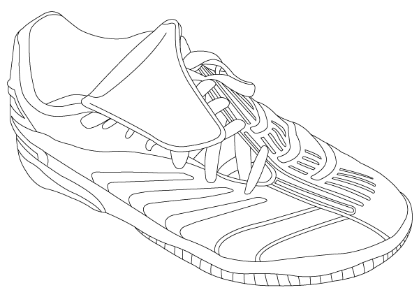 Vector Adidas Shoe Image