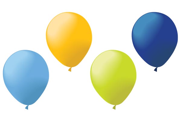 Balloons Vector Art