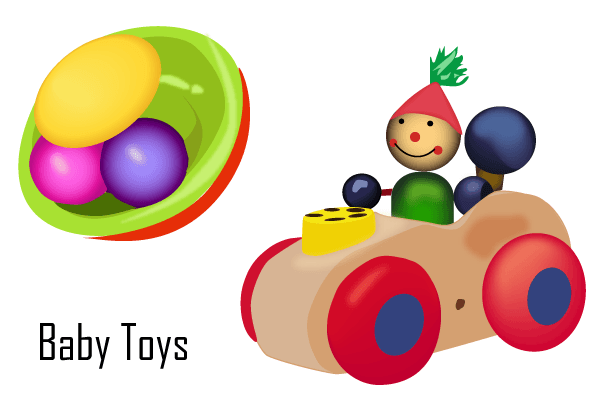 Vector Baby Toys