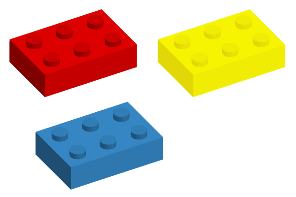 Lego Brick Vector Graphics